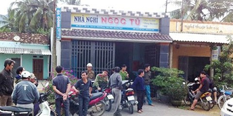 Nh&agrave; nghỉ nơi anh Hồng tử vong