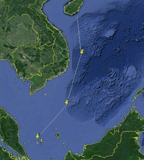 Đường đi dự kiến của gi&agrave;n khoan - Ảnh: SINA