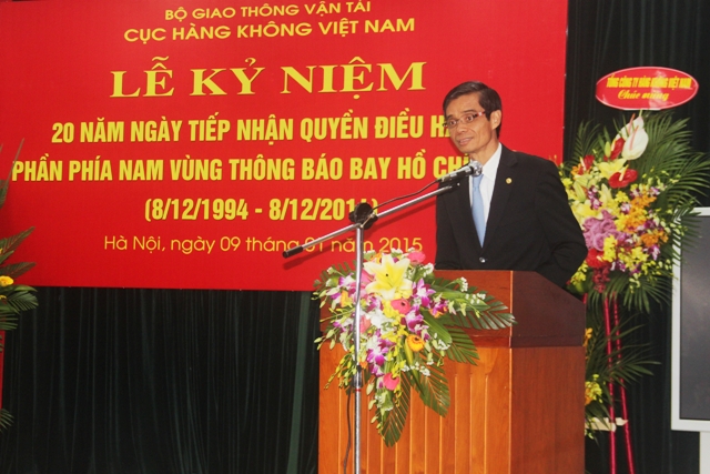 Thứ trưởng Bộ GTVT Phạm Qu&yacute; Ti&ecirc;u tới dự v&agrave; ph&aacute;t biểu chỉ đạo