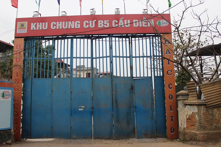 Dự &aacute;n tại Khu đất B5 Cầu Diễn do C&ocirc;ng ty của b&agrave; Ch&acirc;u Thị Thu Nga l&agrave;m chủ đầu tư đ&oacute;ng cửa im l&igrave;m suốt nhiều năm nay