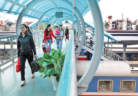 Kết quả sản xuất kinh doanh của TCT Đường sắt VN đ&atilde; khả quan hơn rất nhiều sau CPH Ảnh: Kh&aacute;nh Linh