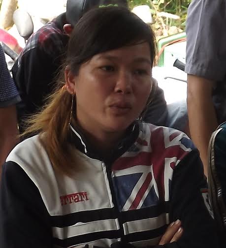 Chị V&otilde; Hồng Ph&uacute;c, vợ nạn nh&acirc;n bức x&uacute;c v&igrave; thi thể chồng kh&ocirc;ng c&oacute; quả tim