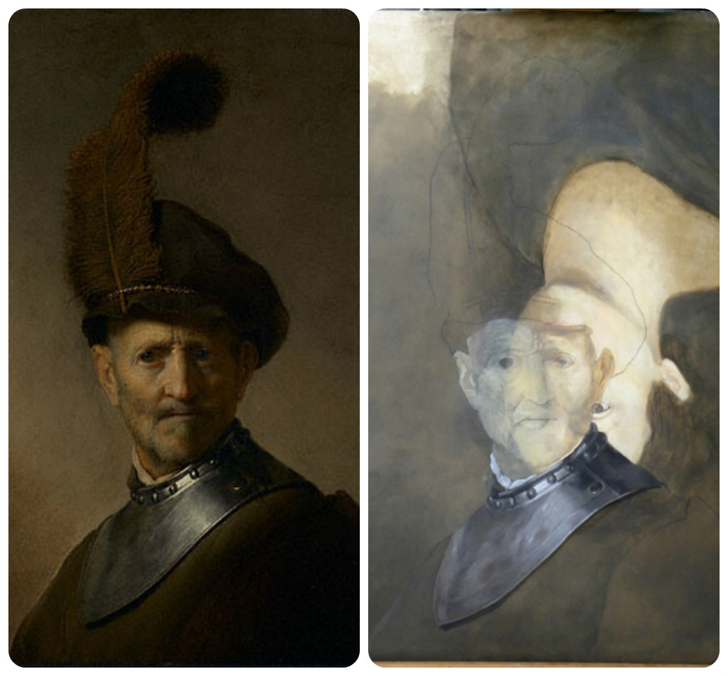 Bức Old Man in Military Costume của họa sĩ Rembrandt van Rijn ho&agrave;n th&agrave;nh năm 1631