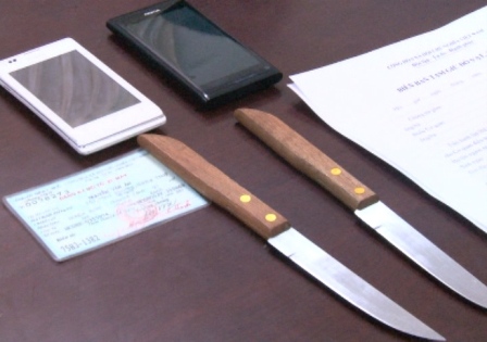 Phương ti&ecirc;̣n g&acirc;y án cùng tang v&acirc;̣t bị cơ quan c&ocirc;ng an thu giữ