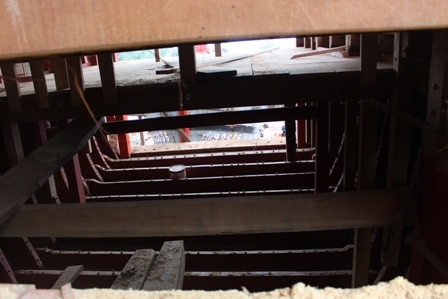 M&ocirc;̣t ph&acirc;̀n khoang đoạn phía đu&ocirc;i &ldquo;tàu 67&rdquo; đang hoàn thi&ecirc;̣n