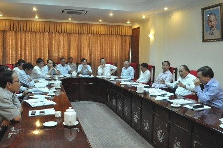 To&agrave;n cảnh buổi l&agrave;m việc. Ảnh VGP/Phan Ho&agrave;ng