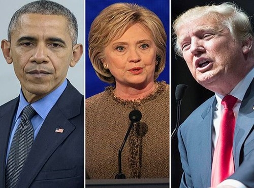 Trump - Obama - Clinton