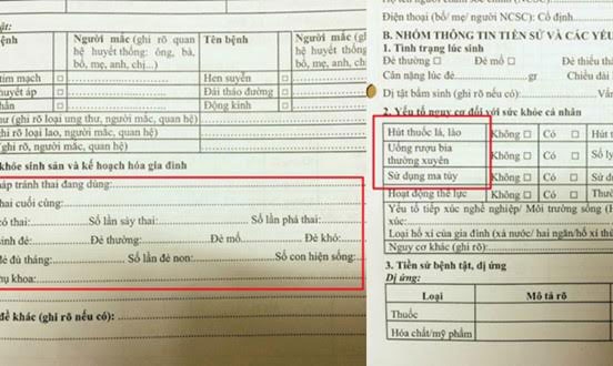 ảnh phiếu khám sk