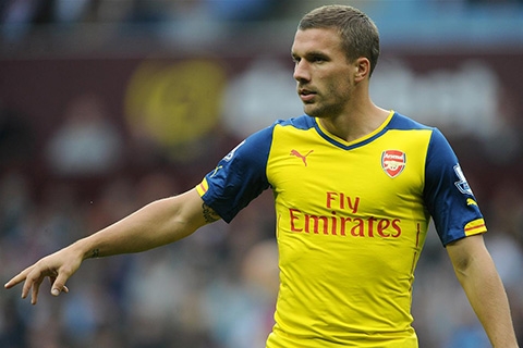 Podolski kh&ocirc;ng c&ograve;n chỗ đứng tại Arsenal