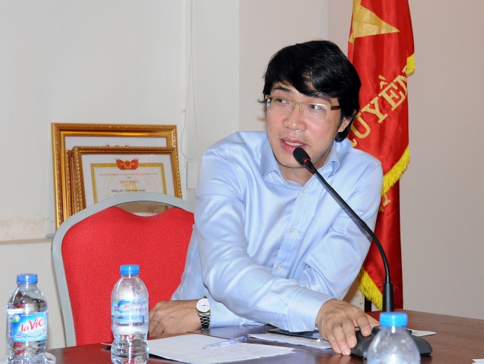 Nguyễn Hữu Quang, đội trưởng đội b&oacute;ng Cục Đăng kiể