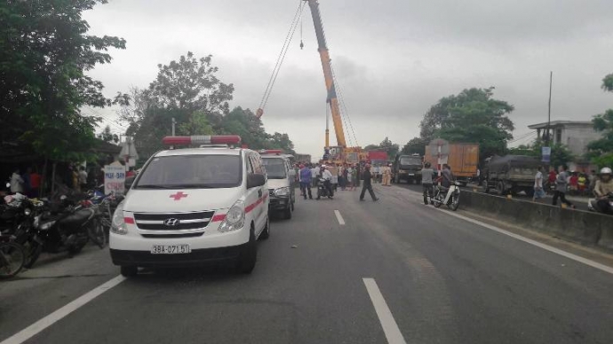 Hiện trường vụ tai nạn