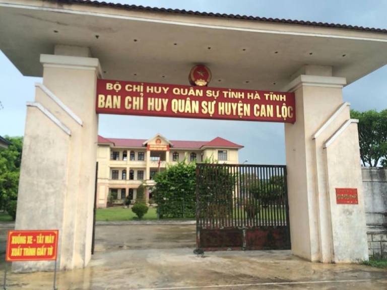 ban chỉ huy quân sự huyện Can Lộc