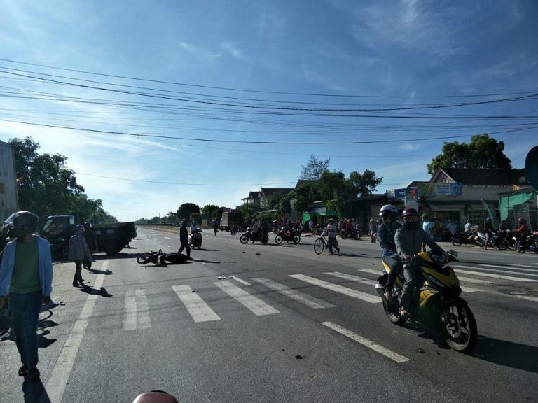 Hiện trường vụ tai nạn