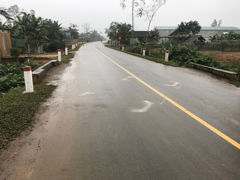 Vị tr&iacute; xe &ocirc; t&ocirc; l&uacute;c gặp nạn