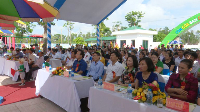 To&agrave;n cảnh lễ kh&aacute;nh th&agrave;nh v&agrave; khai giảng năm học mới