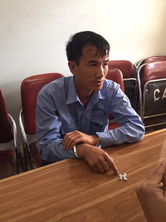 Phạm Xu&acirc;n Truyền tại cơ quan c&ocirc;ng an