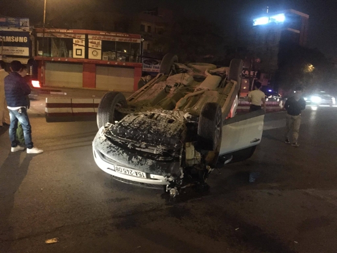 Hiện trường vụ tai nạn