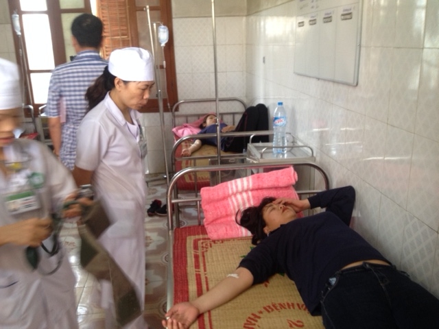 C&aacute;c bệnh nh&acirc;n nhập viện trong trạng th&aacute;i n&ocirc;n mửa, 