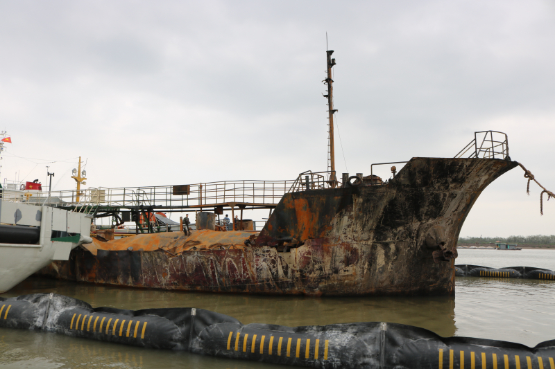 T&agrave;u Hải H&agrave; 18 sau vụ ch&aacute;y, nổ