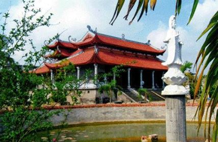 Ch&ugrave;a Đ&ocirc;ng Tạ nơi xảy ra sự việc