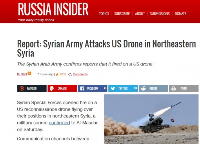 syria tan cong may bay khong nguoi lai cua my