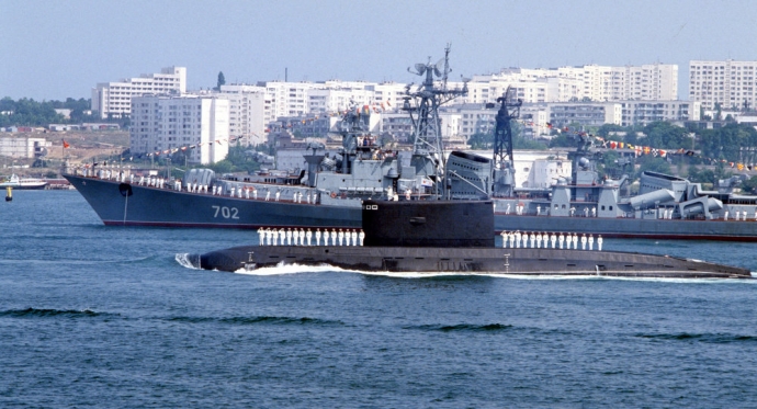T&agrave;u chiến của Hạm đội Biển Đen Hải qu&acirc;n Nga
