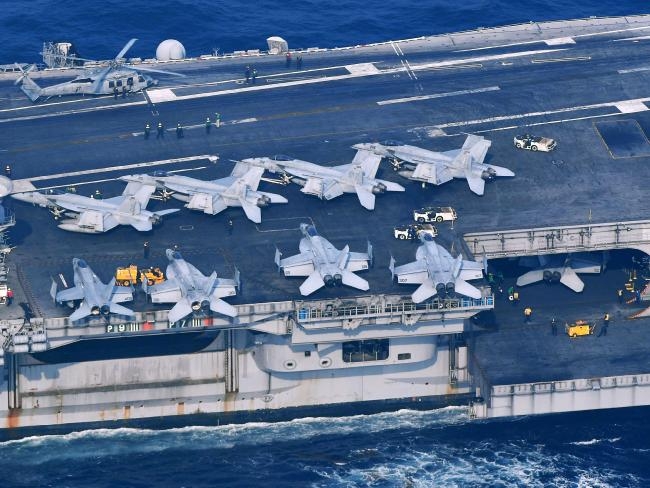 USS Carl Vinson In Japan Sea