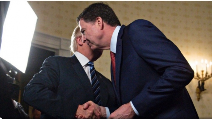 &Ocirc;ng Trump v&agrave; &ocirc;ng Comey