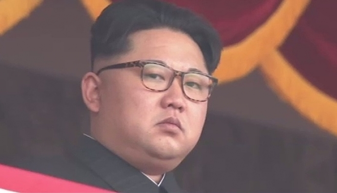 Chủ tịch Triều Ti&ecirc;n Kim Jong Un - ảnh TBS