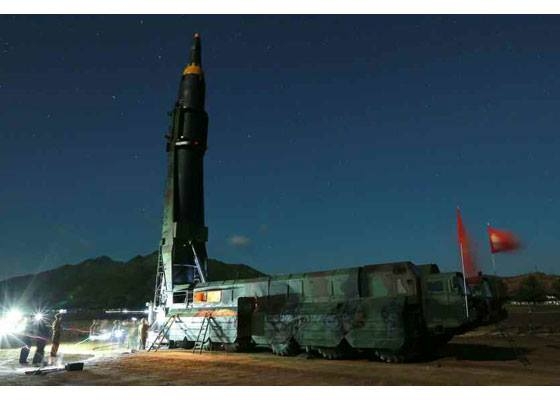 Triều Ti&ecirc;n c&ocirc;ng bố ảnh thử t&ecirc;n lửa đạo đạo10