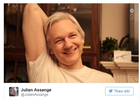Người s&aacute;ng lập Wikileaks - &ocirc;ng Julian Assange