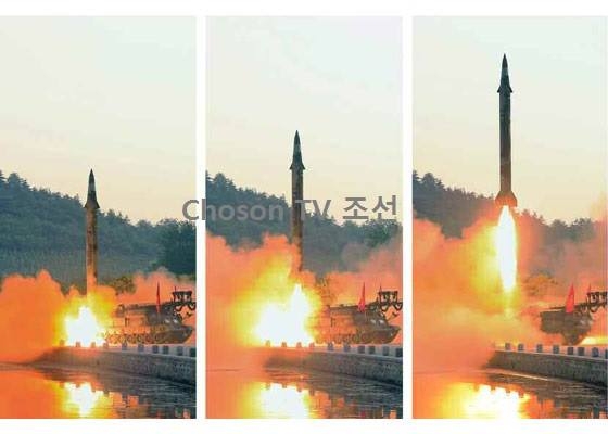 Triều Ti&ecirc;n tung ảnh thử t&ecirc;n lửa đạn đạo s&aacute;ng 29.5 