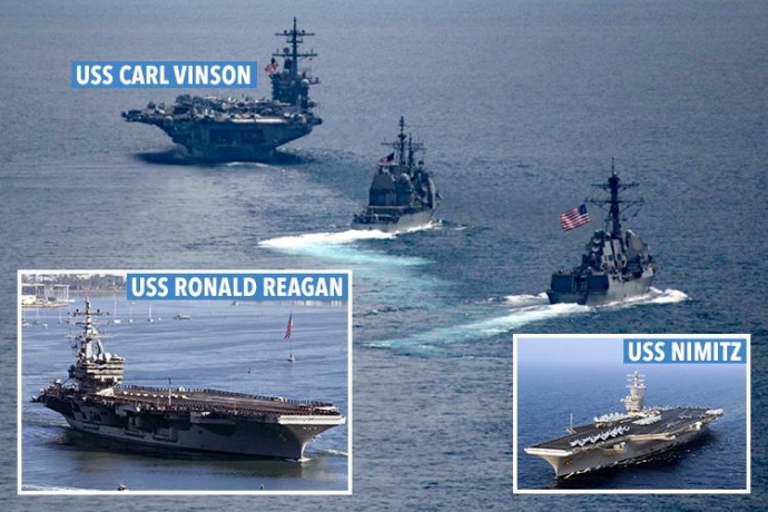 Hai t&agrave;u s&acirc;n bay Mỹ rời đi