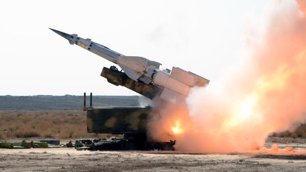 Một loại t&ecirc;n lửa ph&ograve;ng kh&ocirc;ng của Syria