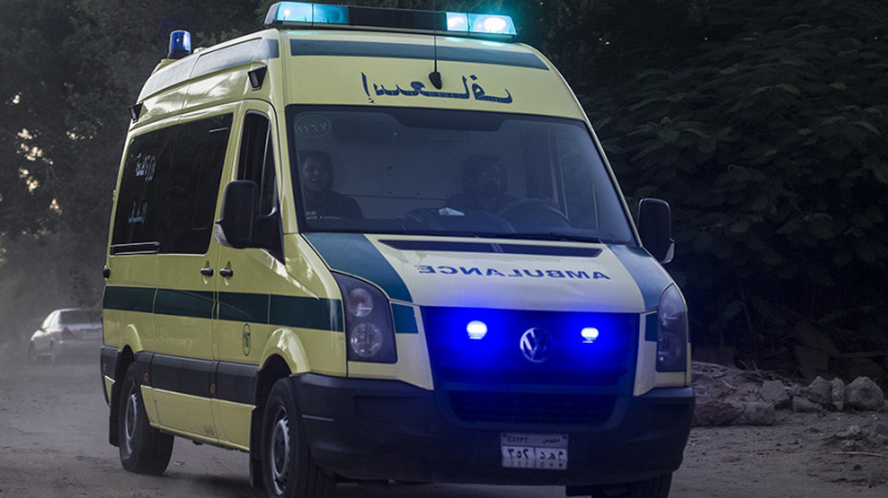 Xe cứu thương tại hiện trường vụ tấn c&ocirc;ng