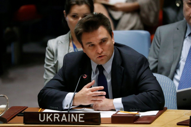 B&ocirc;̣ trưởng Ngoại giao Ukraine Pavel Klimkin