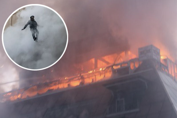 SouthKoreaGymFireJecheonDeadFirefightersEnginesTru