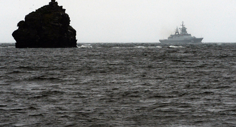 T&agrave;u Hải qu&acirc;n Nga tuần tra tr&ecirc;n biển