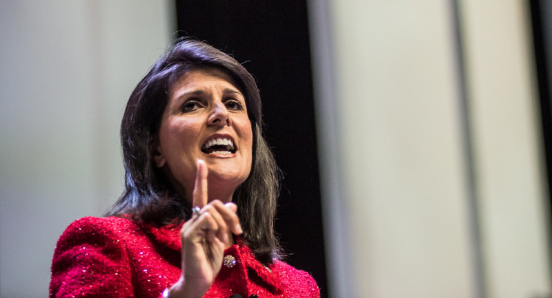 B&agrave;  Nikki Haley