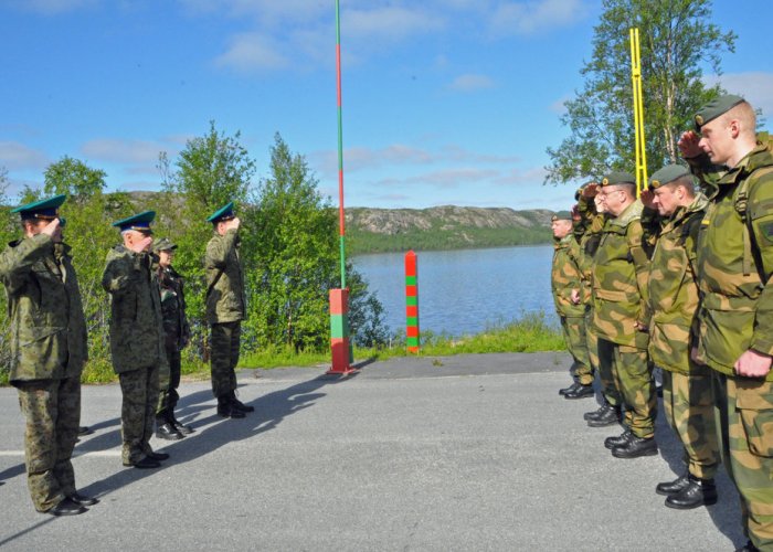 Khu vực bi&ecirc;n giới Nga - Na Uy