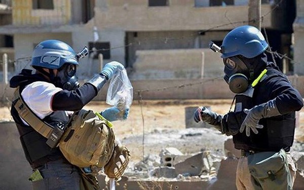 C&aacute;c nh&acirc;n vi&ecirc;n của OPCW l&agrave;m việc tại Syria