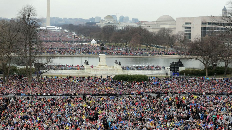 Sự kiện Tổng thống Mỹ Trump nhậm chức đầu năm 2017