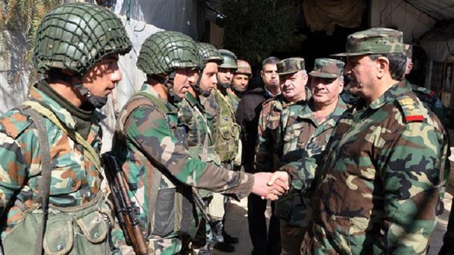 Lực lượng Iran v&agrave; qu&acirc;n ch&iacute;nh phủ Syria