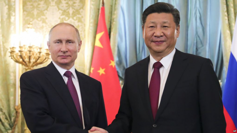 &Ocirc;ng Putin v&agrave; &ocirc;ng Tập Cận B&igrave;nh