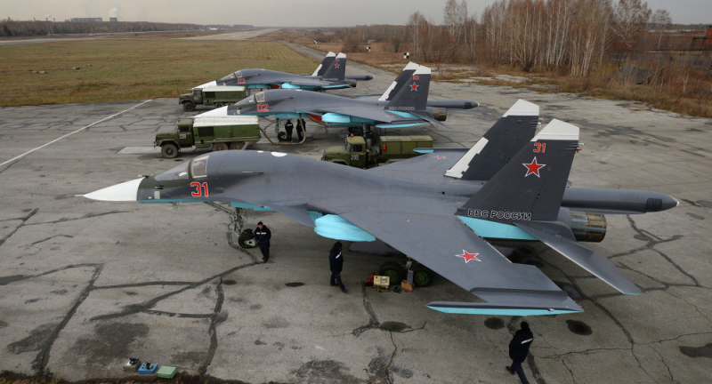 M&aacute;y bay n&eacute;m bom Su-30 của Kh&ocirc;ng qu&acirc;n Nga