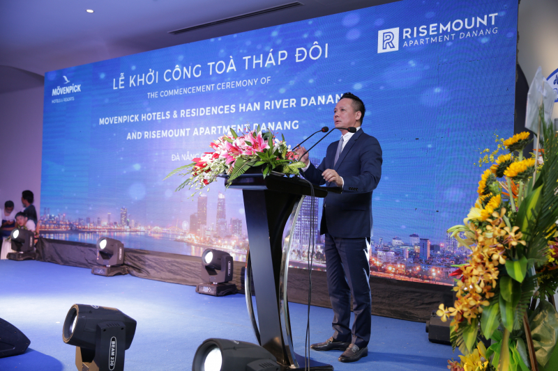 Chủ tich HDQT C&ocirc;ng ty PAVNC ph&aacute;t biểu tại Lễ Khởi 