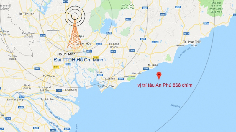 Vị tr&iacute; t&agrave;u 868 ch&igrave;m
