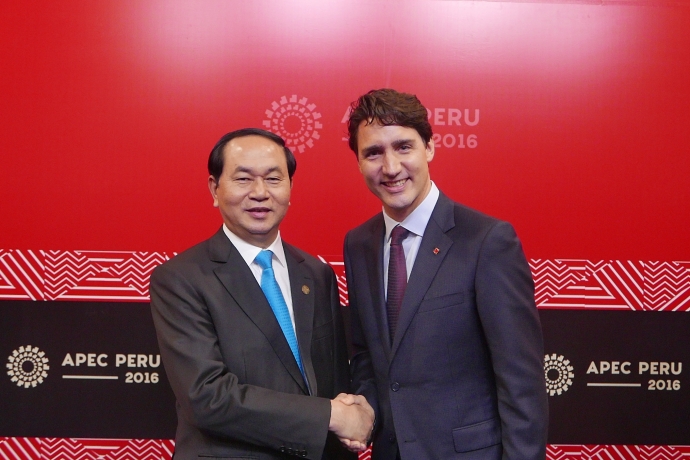 CTN Tran Dai Quang gap TT Canada