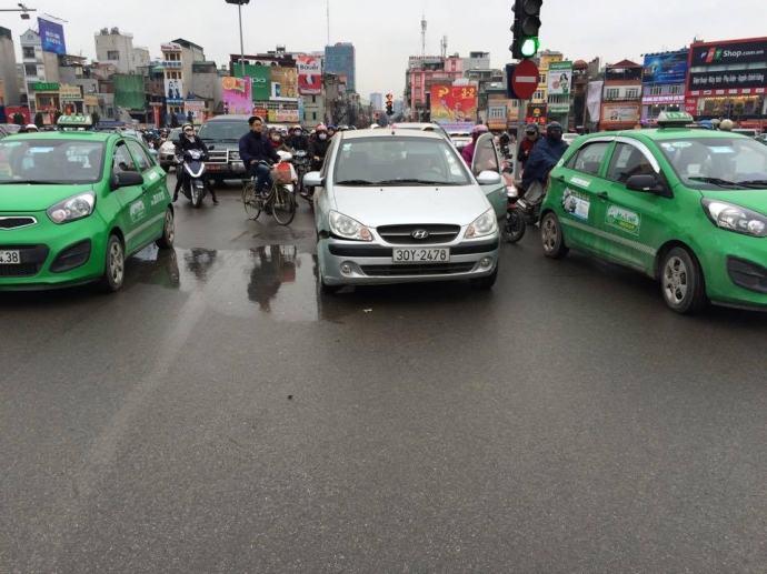 Hiện trường vụ tai nạn.