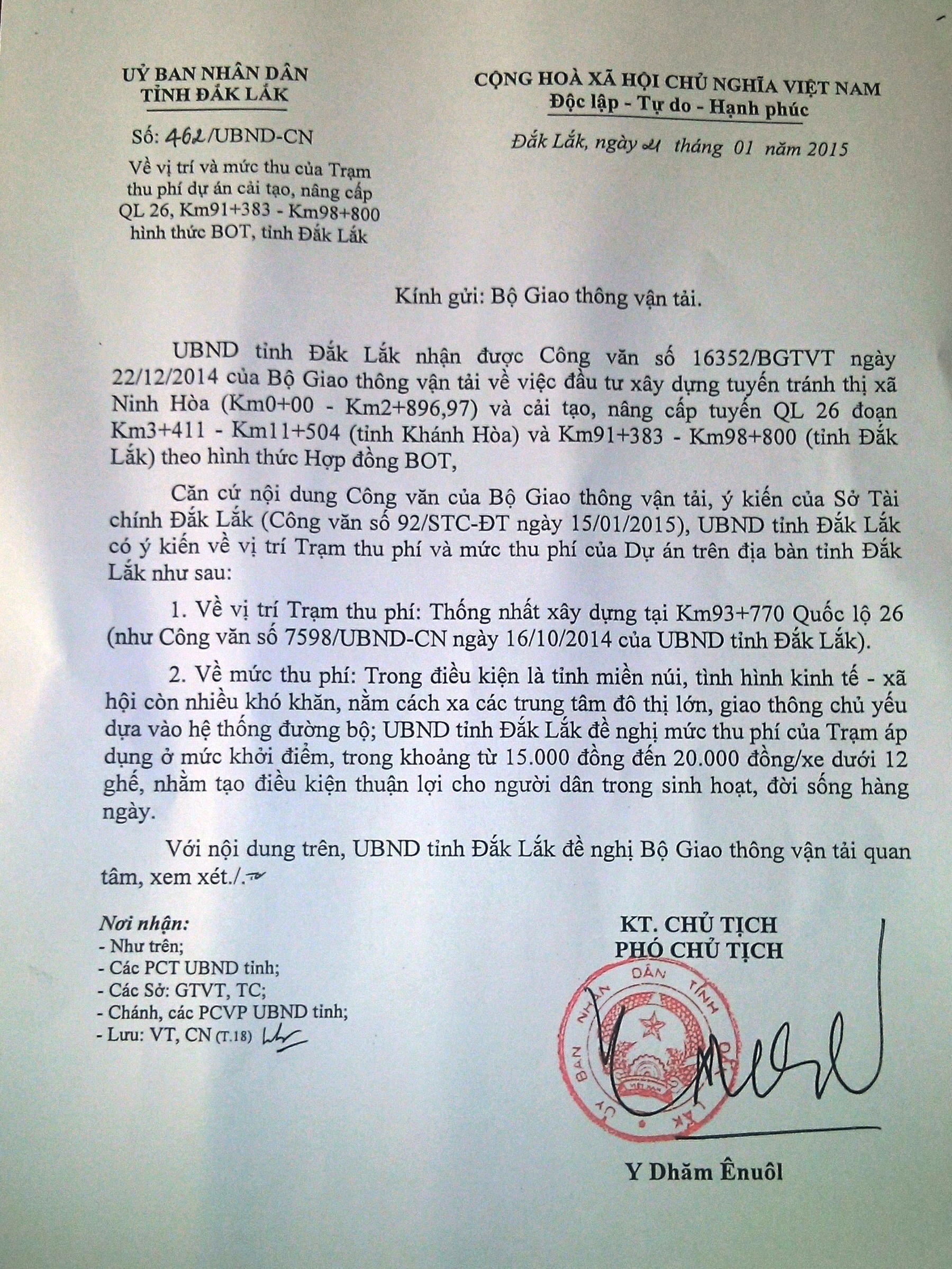 642 Van ban thong nhat DakLak